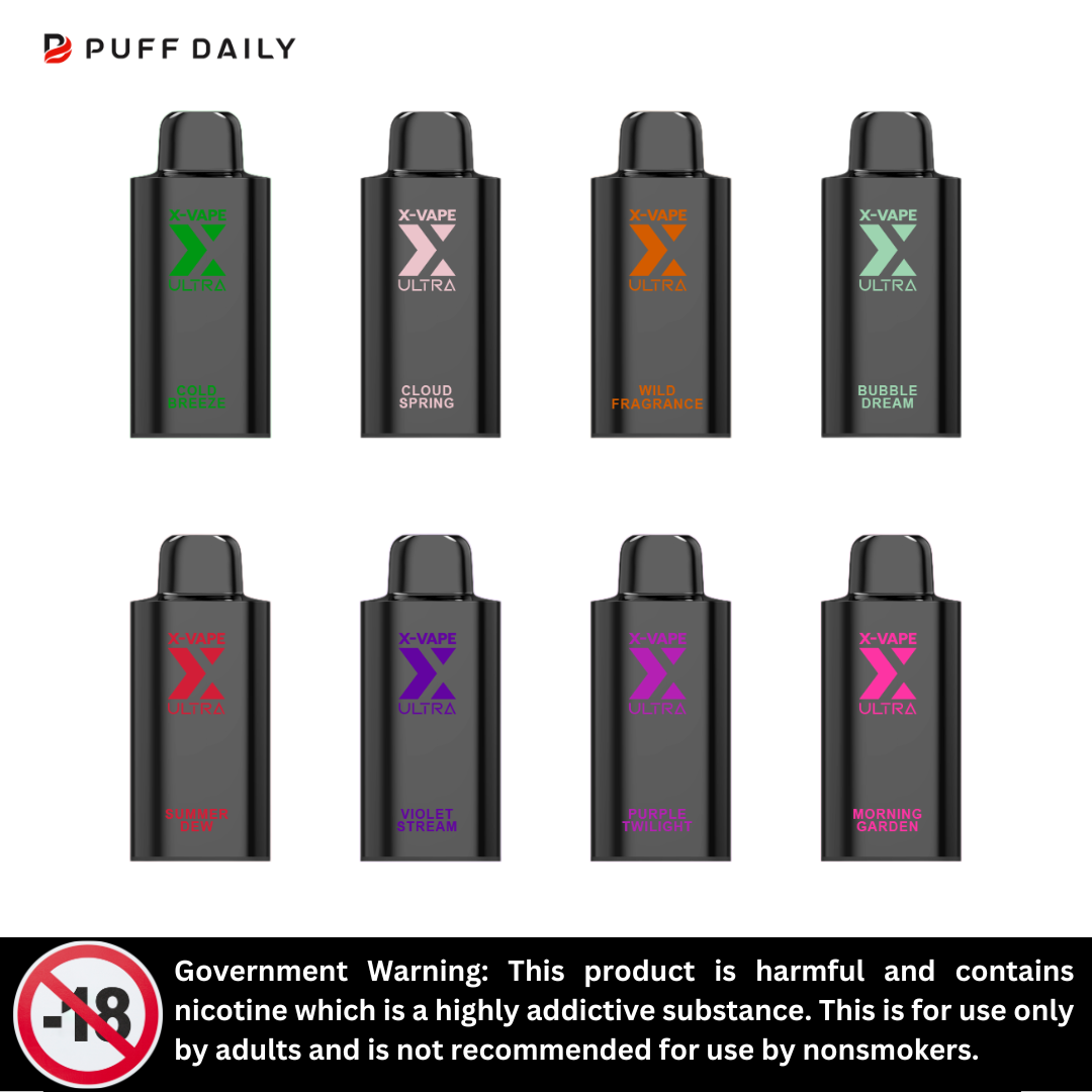X-VAPE Ultra Pods Puff Daily X-VAPE Ultra Pods Puff Daily
