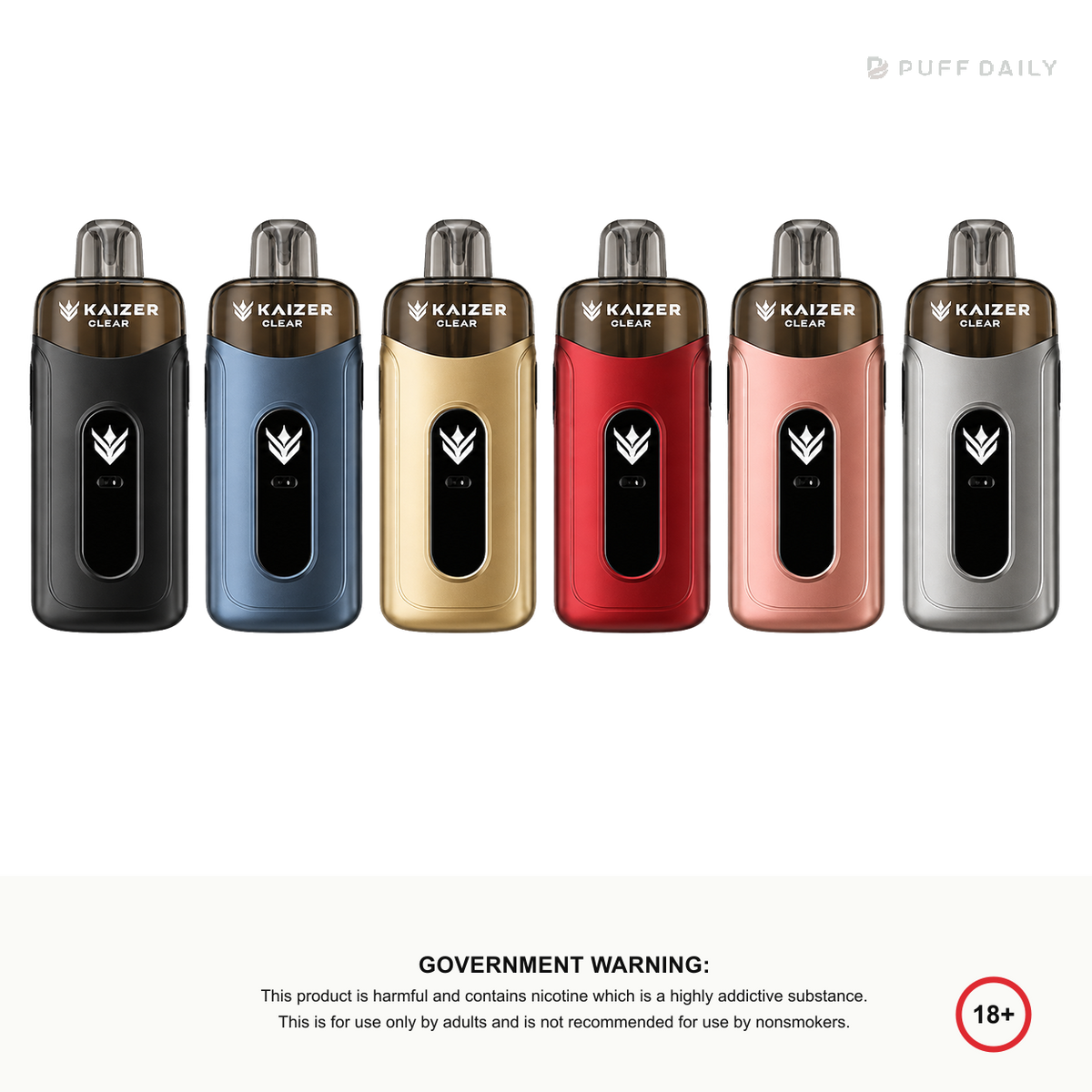 KAIZER iLoop Clear Battery Device — transparent background standardized image
