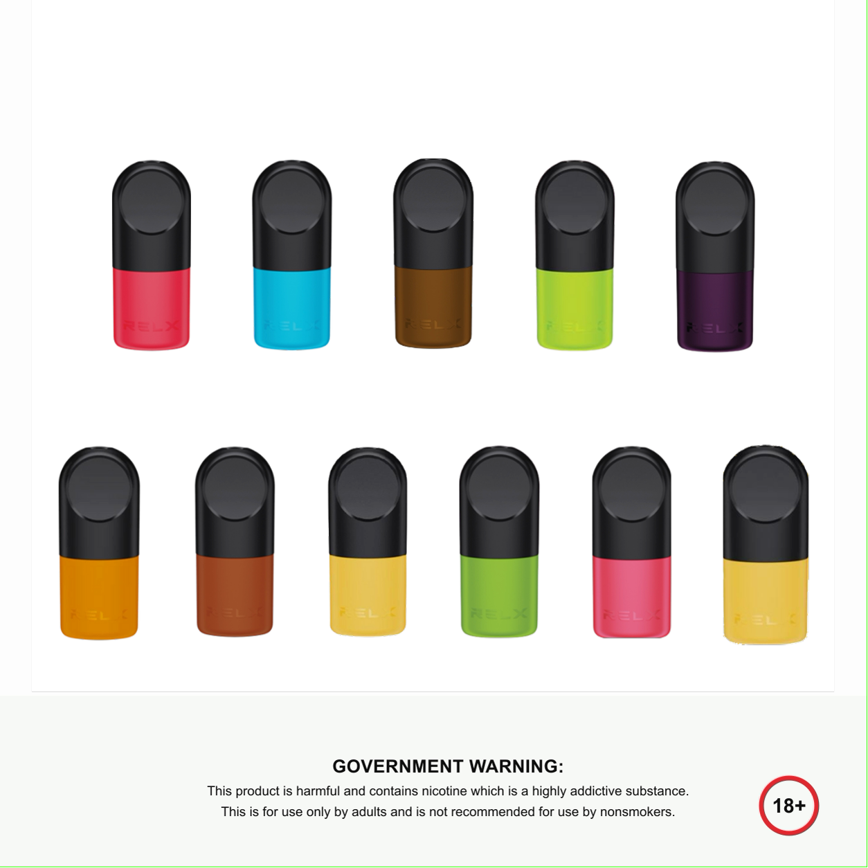 infinity pods relx Pulse X Thermal Edition FLAVOR:PEACH ICY Adult Buyer's Guide to