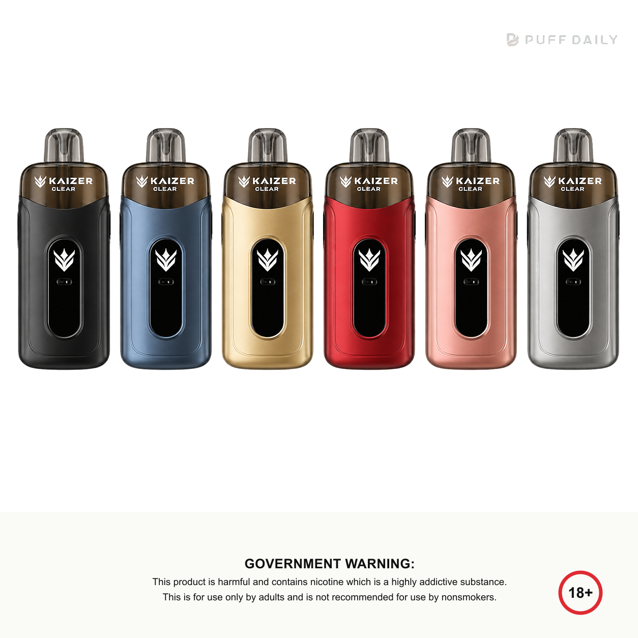 KAIZER iLoop Clear Battery Device — transparent background standardized image