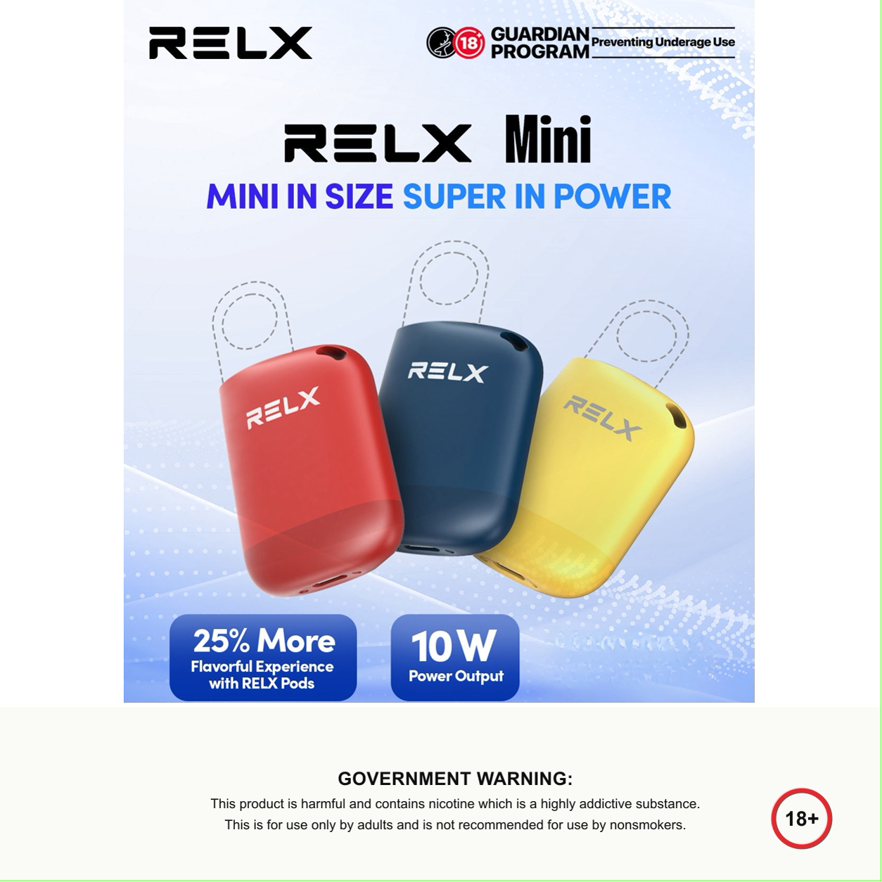 RELX Mini — standardized product image