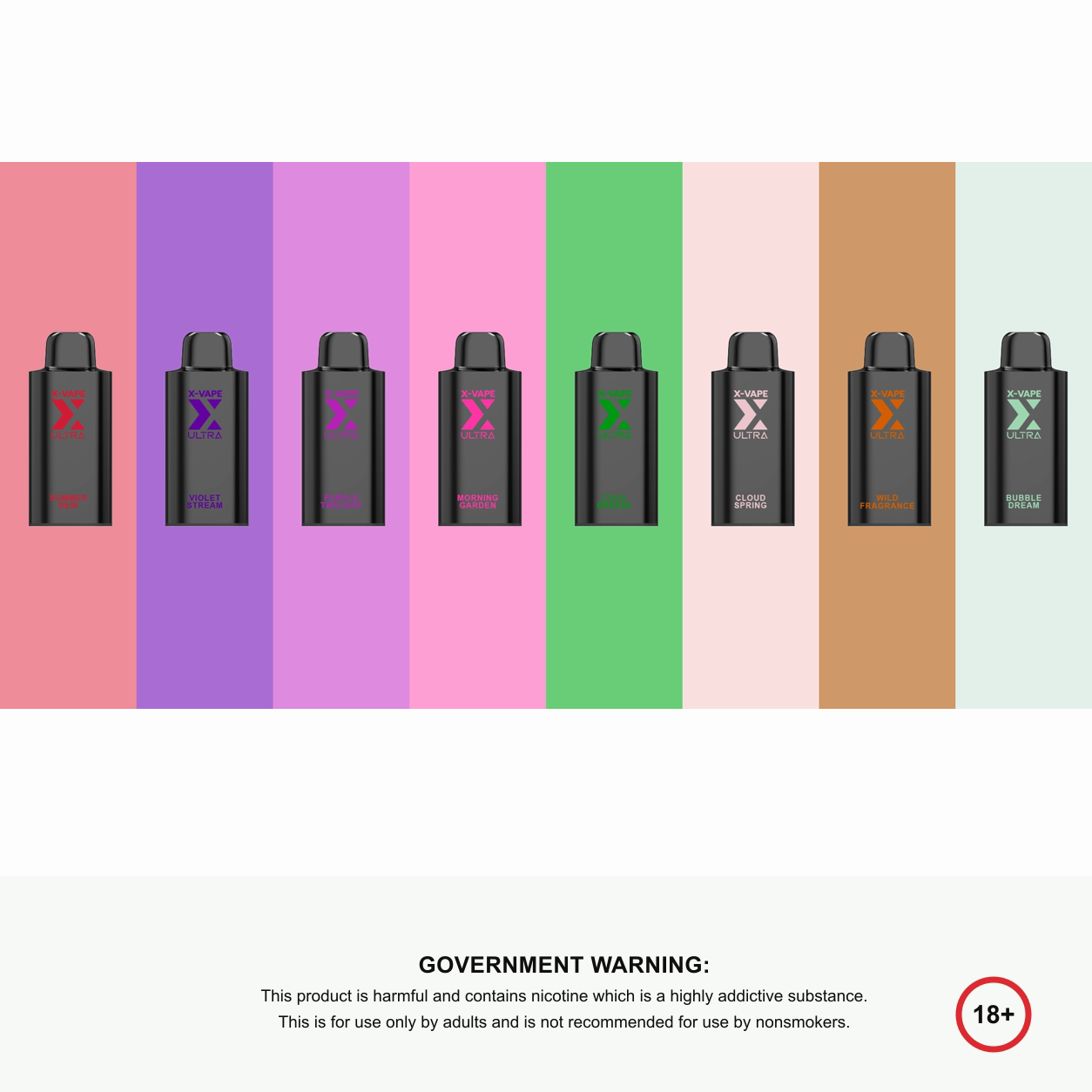 X-VAPE Ultra Pods — standardized product image